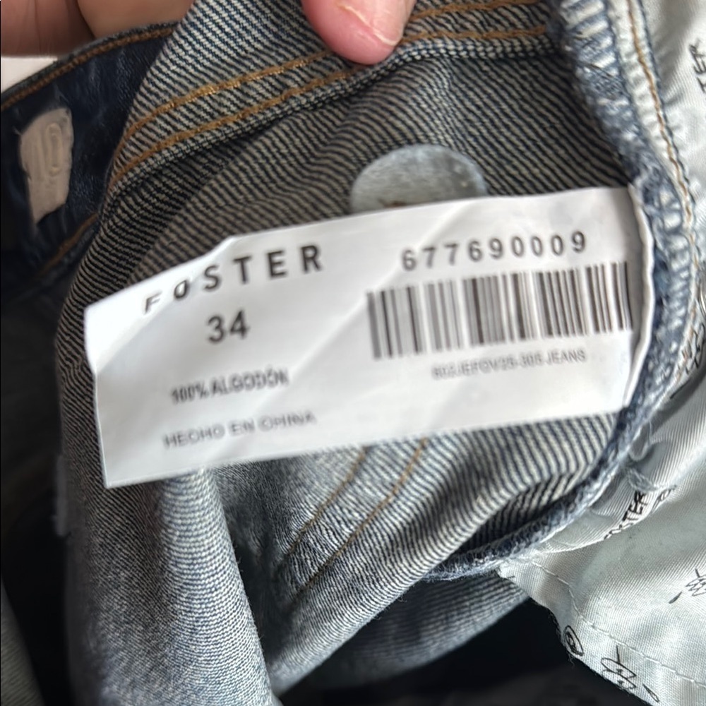 Cody Foster Blue Wide Leg Flare Jeans 35 - Picture 8 of 11